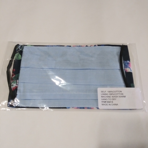 JOHNNY WAS Cotton Face Mask Floral Print - Picture 5 of 8